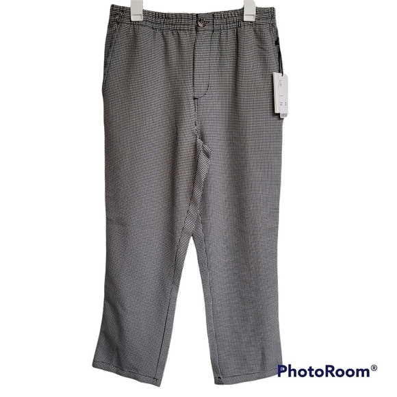 Urban Outfitters Misfit Mad Minds Black And White Houndstooth High Waisted Pants - Picture 1 of 13